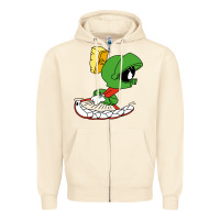 Sandshell marvin the martian Zipper Hoodie - linhVisuals