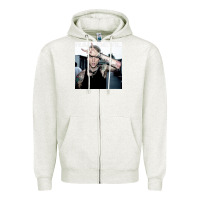 Oatmeal Heather Mgk Zipper Hoodie - linhVisuals