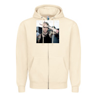 Sandshell Mgk Zipper Hoodie - linhVisuals
