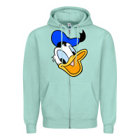 Seafoam donal duck Zipper Hoodie - linhVisuals