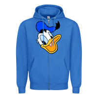 True Royal donal duck Zipper Hoodie - linhVisuals