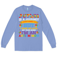 Colony Blue lil autism mom Long Sleeve Tee - CowhideDigitalArt