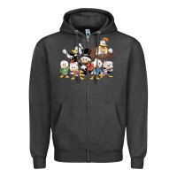 Charcoal Heather happy amazing ducktales Zipper Hoodie - linhVisuals