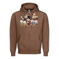 Chestnut happy amazing ducktales Zipper Hoodie - linhVisuals