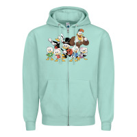Seafoam happy amazing ducktales Zipper Hoodie - linhVisuals