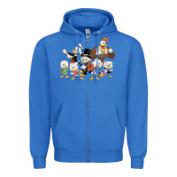 True Royal happy amazing ducktales Zipper Hoodie - linhVisuals