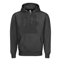 Charcoal Heather big freedia rap müsic Zipper Hoodie - linhVisuals