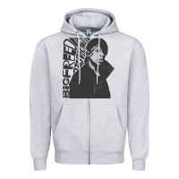 Heather Grey big freedia rap müsic Zipper Hoodie - linhVisuals