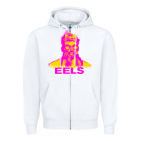 White eels artist müsïc Zipper Hoodie - linhVisuals