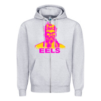 Heather Grey eels artist müsïc Zipper Hoodie - linhVisuals