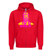 Red eels artist müsïc Zipper Hoodie - linhVisuals