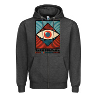 Charcoal Heather tash sultana müsïc Zipper Hoodie - linhVisuals