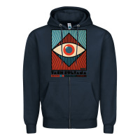 Navy tash sultana müsïc Zipper Hoodie - linhVisuals