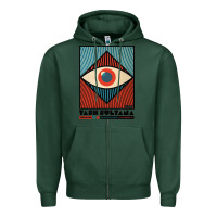 Sports Green tash sultana müsïc Zipper Hoodie - linhVisuals