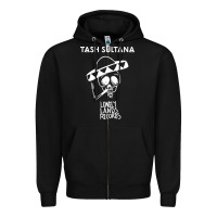 Black tash sultana müsïc Zipper Hoodie - linhVisuals