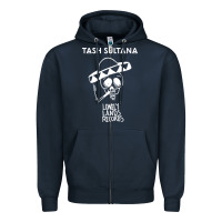 Navy tash sultana müsïc Zipper Hoodie - linhVisuals