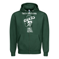 Sports Green tash sultana müsïc Zipper Hoodie - linhVisuals