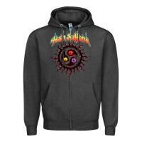 Charcoal Heather tash sultana müsïc Zipper Hoodie - linhVisuals