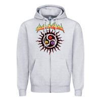 Heather Grey tash sultana müsïc Zipper Hoodie - linhVisuals