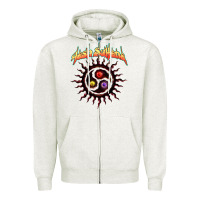 Oatmeal Heather tash sultana müsïc Zipper Hoodie - linhVisuals