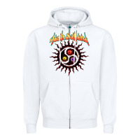 White tash sultana müsïc Zipper Hoodie - linhVisuals