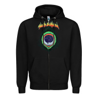 Black tash sultana müsïc Zipper Hoodie - linhVisuals