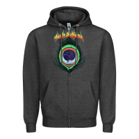 Charcoal Heather tash sultana müsïc Zipper Hoodie - linhVisuals