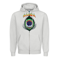 Dove Grey tash sultana müsïc Zipper Hoodie - linhVisuals