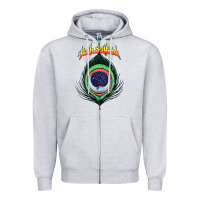 Heather Grey tash sultana müsïc Zipper Hoodie - linhVisuals