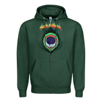 Sports Green tash sultana müsïc Zipper Hoodie - linhVisuals