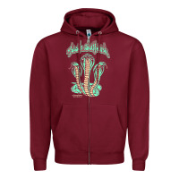 Burgundy tash sultana müsïc Zipper Hoodie - linhVisuals