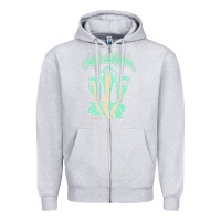 Heather Grey tash sultana müsïc Zipper Hoodie - linhVisuals