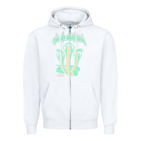 White tash sultana müsïc Zipper Hoodie - linhVisuals