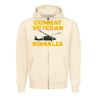 Sandshell combat veteran mogadishu somalia Zipper Hoodie - linhVisuals