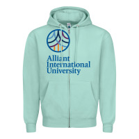 Seafoam alliant international university Zipper Hoodie - linhVisuals