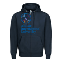 Navy alliant international university Zipper Hoodie - linhVisuals