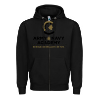 Black army and navy academy Zipper Hoodie - linhVisuals