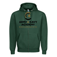 Sports Green army and navy academy Zipper Hoodie - linhVisuals