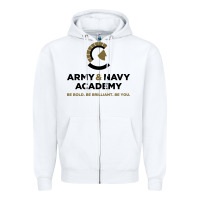 White army and navy academy Zipper Hoodie - linhVisuals