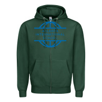 Sports Green atlanta international school Zipper Hoodie - linhVisuals