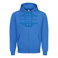 True Royal atlanta international school Zipper Hoodie - linhVisuals