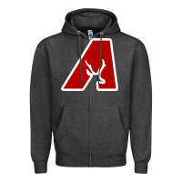 Charcoal Heather avonworth high school Zipper Hoodie - linhVisuals
