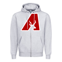 Heather Grey avonworth high school Zipper Hoodie - linhVisuals