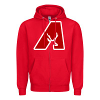 Red avonworth high school Zipper Hoodie - linhVisuals