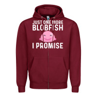 Burgundy cool blobfish fishermen fish sea Zipper Hoodie - linhVisuals