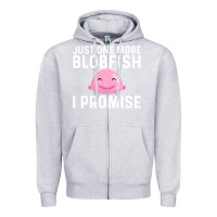 Heather Grey cool blobfish fishermen fish sea Zipper Hoodie - linhVisuals