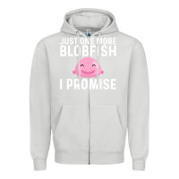Dove Grey cool blobfish fishermen fish sea Zipper Hoodie - linhVisuals