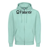 Seafoam Palantir Zipper Hoodie - linhVisuals