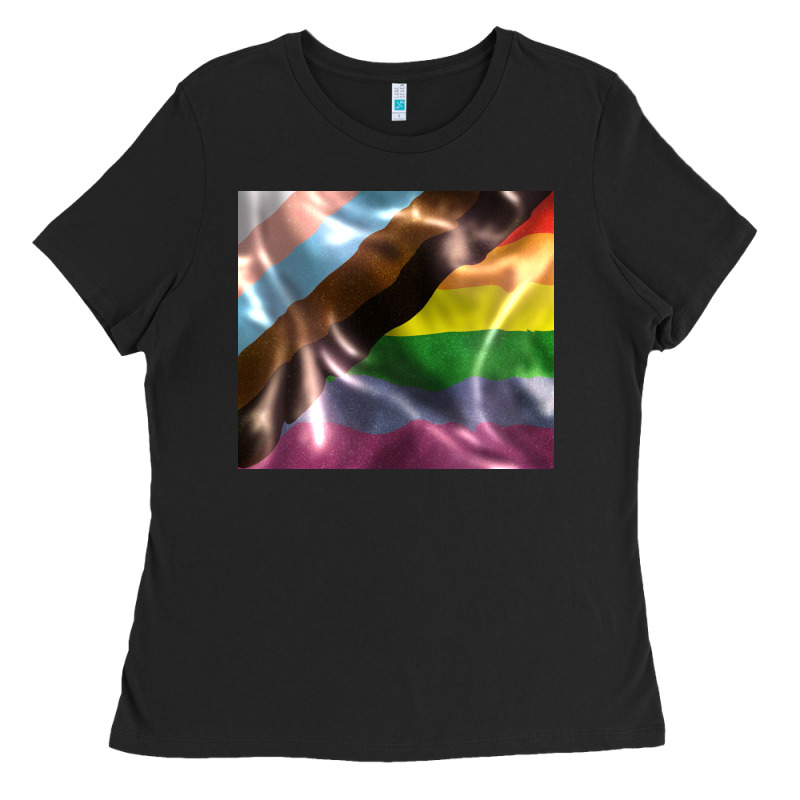 Pride Flag Ladies Tee by FaDigitalArtStudio | Teevron