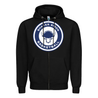 Black shaker basket ball Zipper Hoodie - linhVisuals